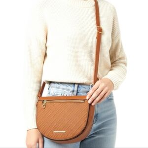 Brown Saddle Bag Crossbody